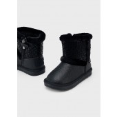Ghete negre cu blanita fetita MAYORAL 44575 MY-CIZ101F