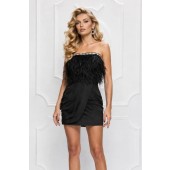 Rochie neagra scurta BBY-R43J