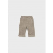Pantaloni maro in carouri bebe baiat MAYORAL 2575 MY-PL05F