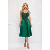 Rochie midi verde BBY-R28J
