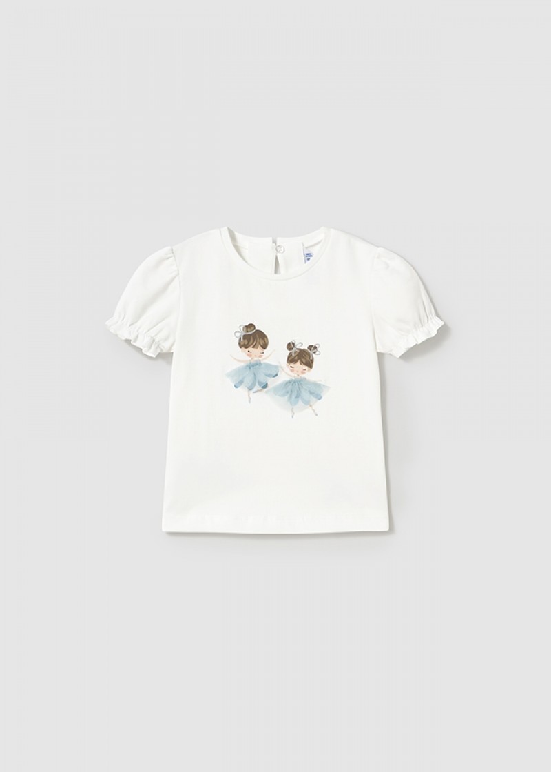 Tricou balerine bleu bebe fetita MAYORAL 1041 MY-BL37A